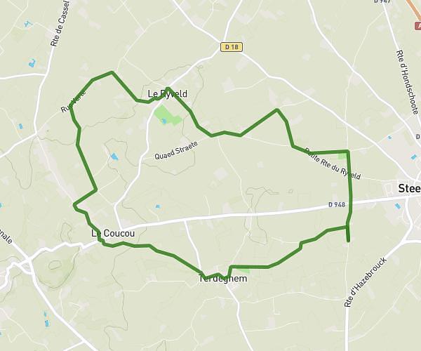 Parcours 13kms Terdeghem