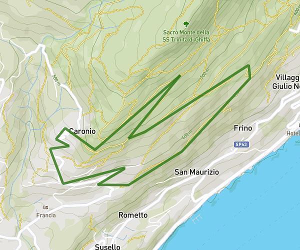Ceredo-Monte Cargiago-Ceredo