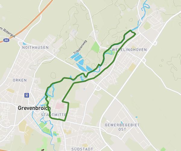 Grevenbroich bis Wevelinghoven