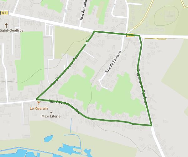 rivery 1,3km