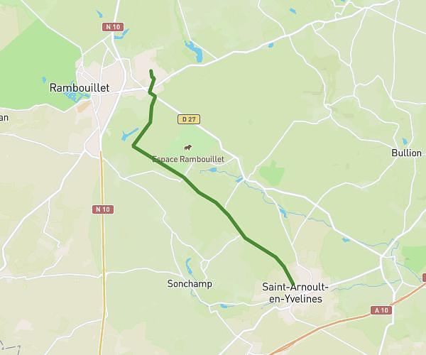 Chemin Rambouillet Saint Arnoult