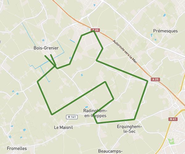 Parcours 22 km