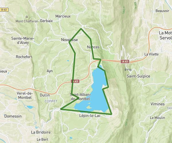 Tour lac aiguebelette