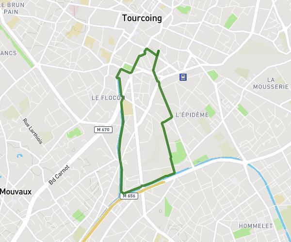 Tourcoing 5,1kms