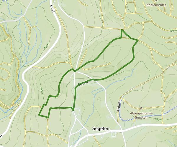 Vorschlag 1 Sommerkinderwanderweg Segeten