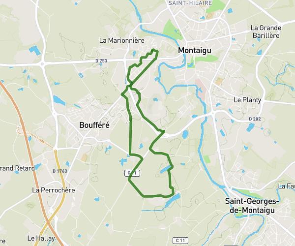 Les Bouillères - Boufféré - Courses à pied