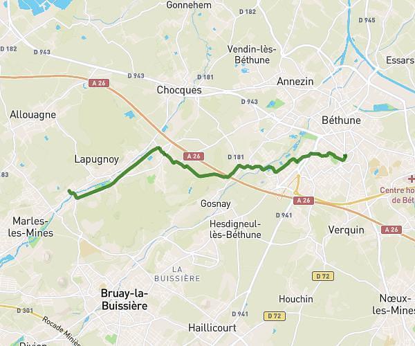 gare béthune Lapugnoy