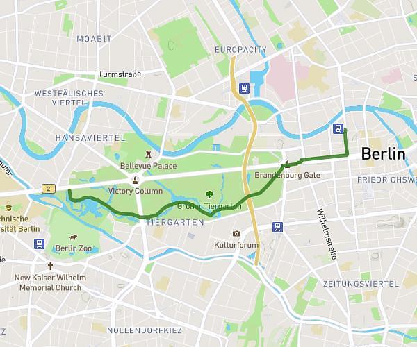 Tiergarten - Friedrichstraße