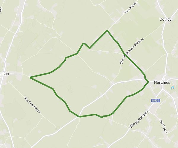 Parcours dans les champs