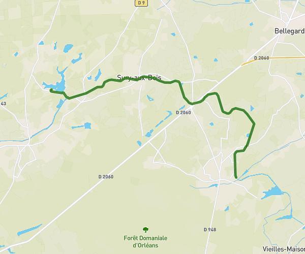 Châtenoy Combreux étang de la vallée par canal