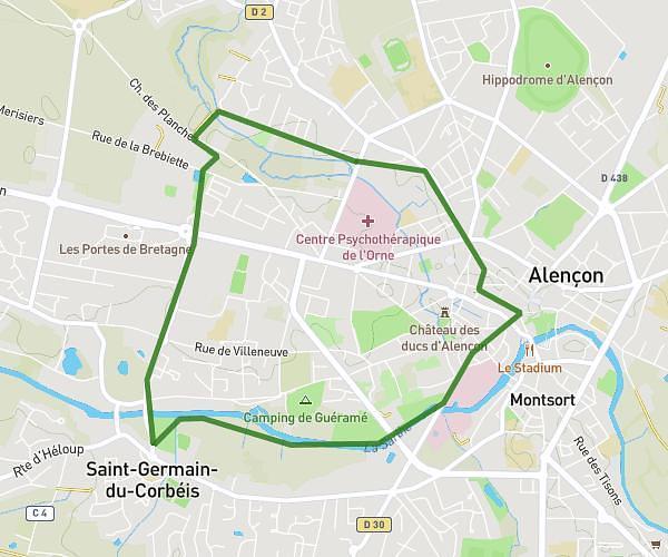 Alençon parcours 1