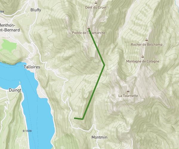 Parcours La Pricaz - Talamarche