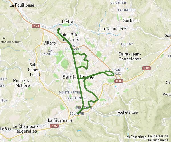 boucle 30km sainté