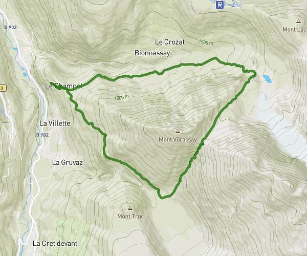 Tour du mont Vorassay