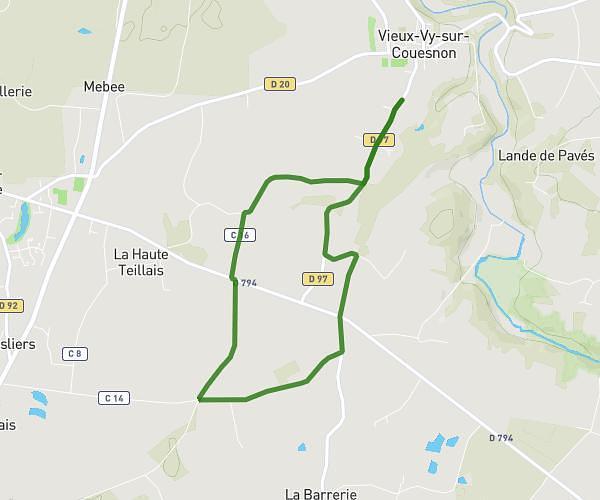 Vieux vy Gahard 7km