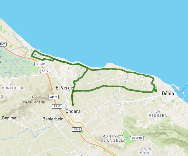 Ondara, denia, les marines, els poblets i el verger