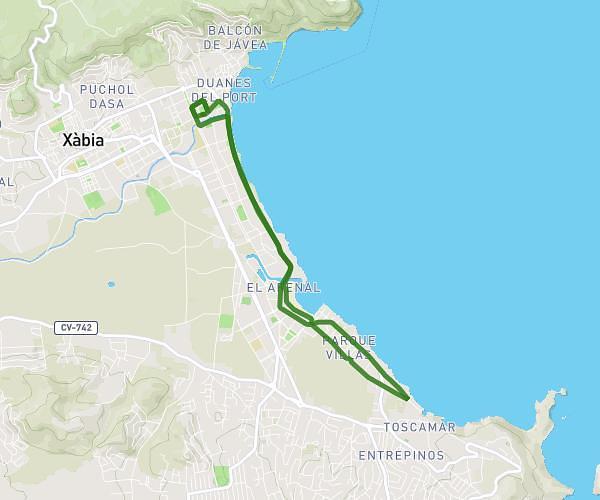 10K VOLTA A PEU XÀBIA