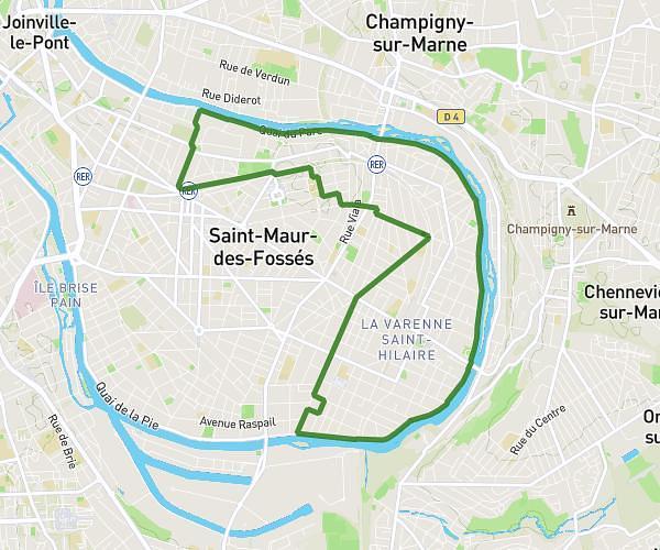 Saint-Maur-des-Fossés - Bord de Marne 12 km - 1