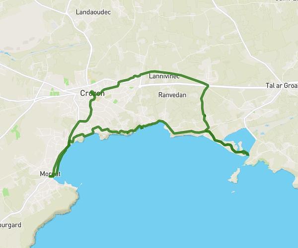 Morgat ===&gt; l'île de L'Aber