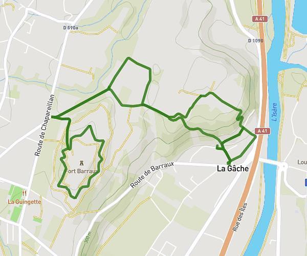 Fort Barraux, chemin 2
