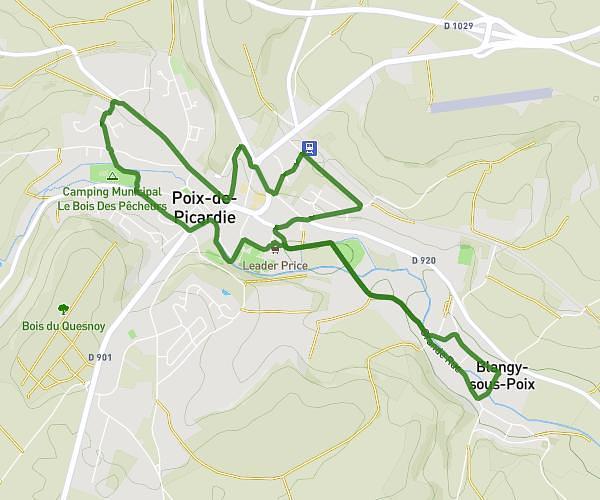8km poix Blangy-sous-Poix poix