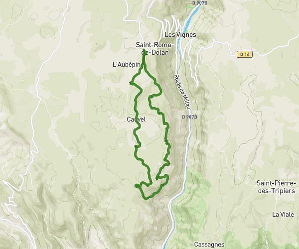 saint rome de dolan 18 km