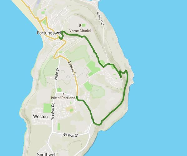 Home to Easton Sq via Fancys farm &amp; Church Orp Cove