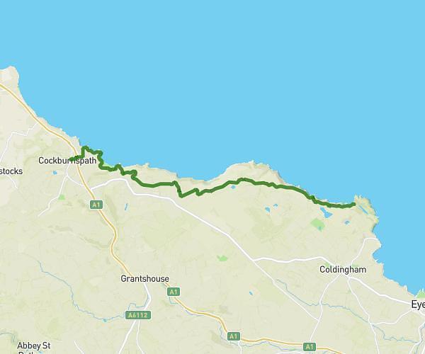 Berwickshire Coastal path Day 1