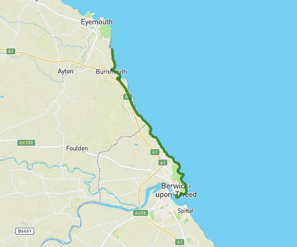 Berwickshire Coastal path day 3