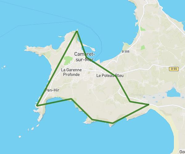 tour de camaret au départ de ker loc'h