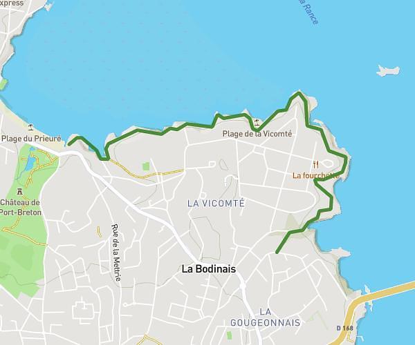 La Vicomte Dinard Plage du prieuré