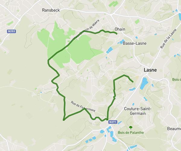 hike 9km Lasne