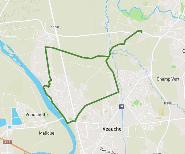 Vers la Loire à Veauche