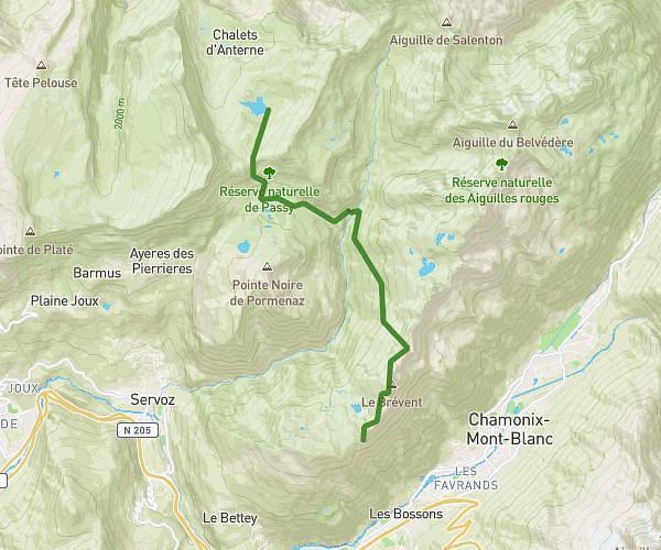 Tour des aiguilles rouge J3
