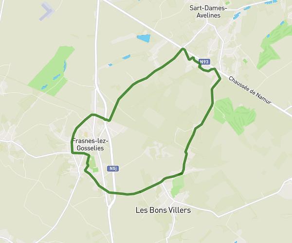 Jogging Villers Sart Frasnes