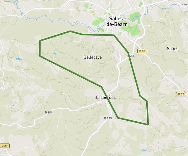 13 km Salies-de-Béarn