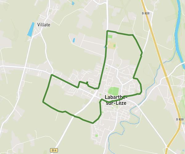 Labarthe 9km