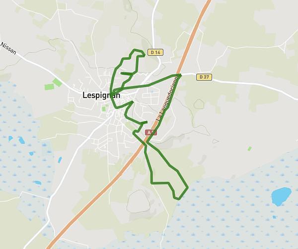 Le Tour de Lespignan: Etang de Vendres