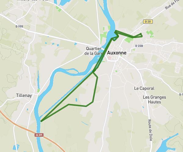 Tour du canal d'Auxonne