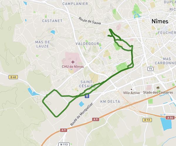 Footing Nîmes