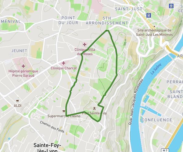 Quartier 1 4.4kms