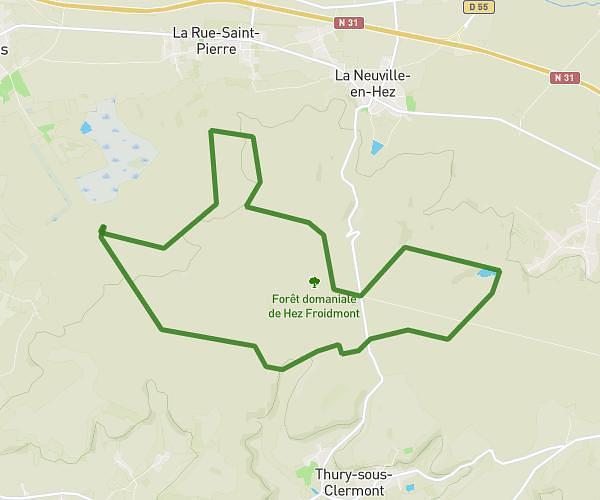 16 km Bresles Hez Bresles