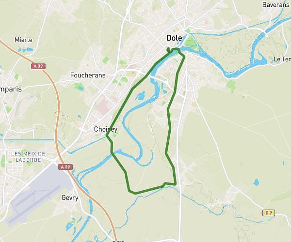 Dole 13,5 km