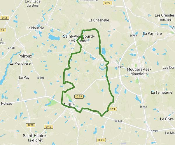 semi autour de Saint avaugourd