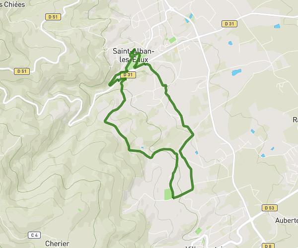 Marche de saint alban 8,7 Km