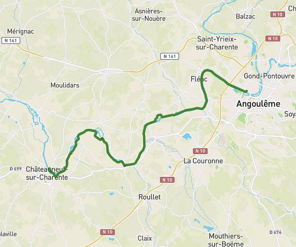 stcybard chateauneuf 27km