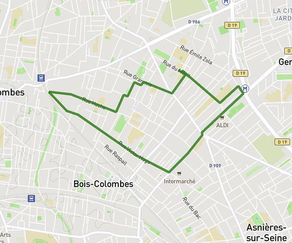 Boucle 5km Asnières Bois Co