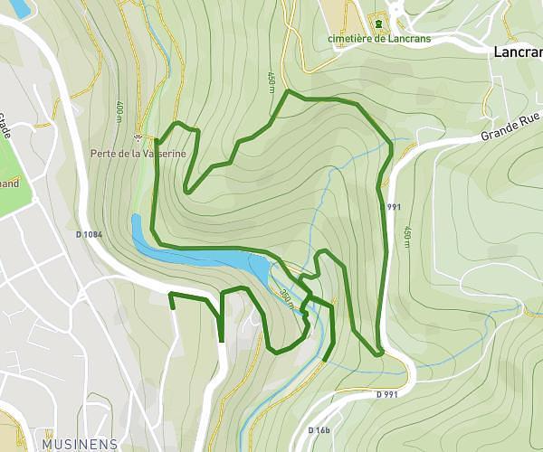 Tour des cascades et pertes de la Valserine