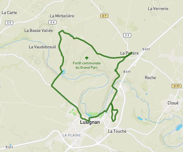 Lusignan 14km