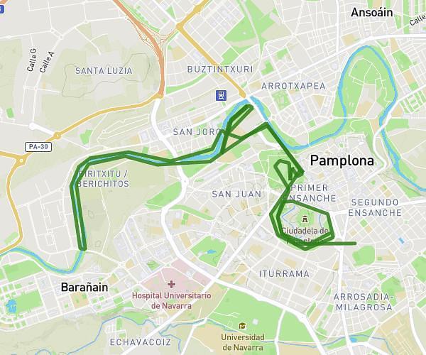 Vuelta por Pamplona